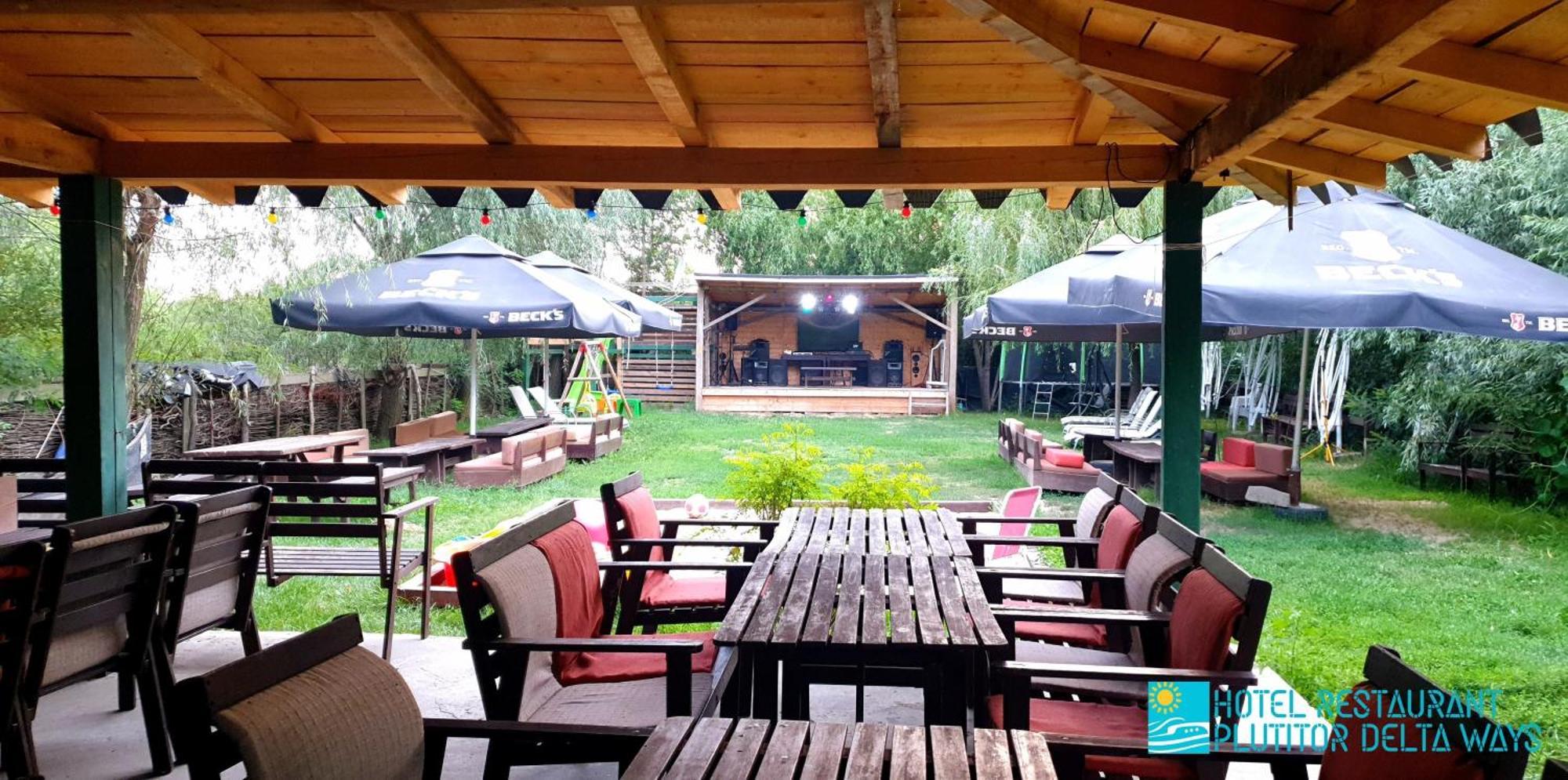Hotel Restaurant Plutitor Delta Ways Nufaru Exterior photo